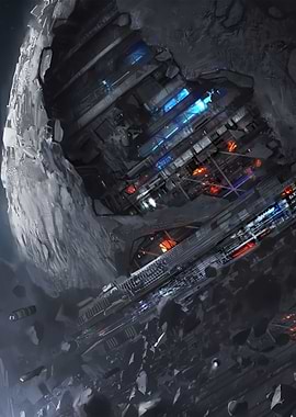 Planet Spacestation Galaxy