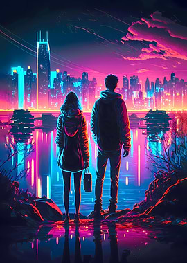 Night life Couple Lovers