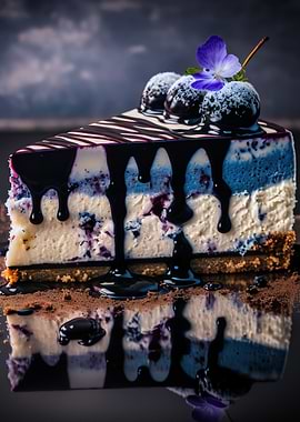 blueberry cake
