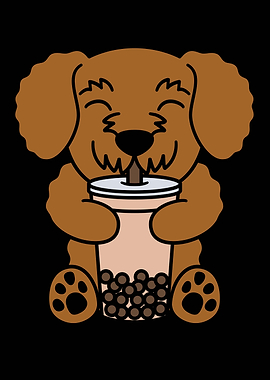 Goldendoodle Bubble Tea