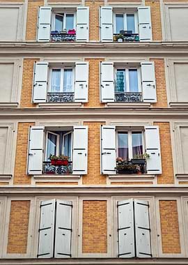 yellow building facade