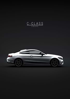 2021 C Class Coupe White