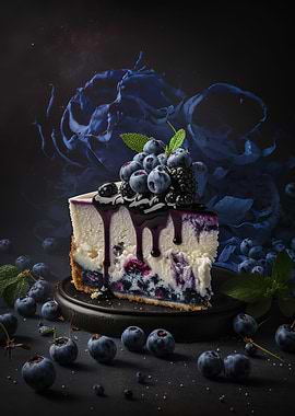 blueberry cake