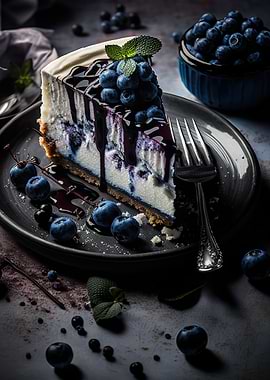 blueberry cake