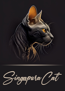 Adorable Singapura Cat