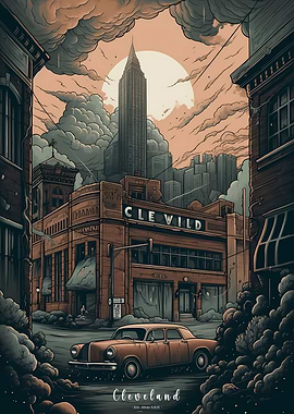 Cleveland Cityscape vista