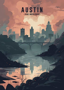 Austin Skyline city view