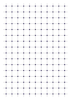 Notebook dotted grid blue