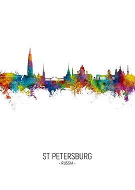 St Petersburg Skyline