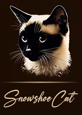 Adorable Snowshoe Cat