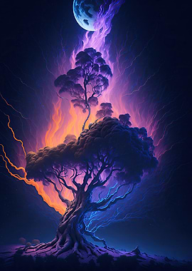 Cosmic Tree Lightning