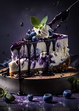 blueberry cake