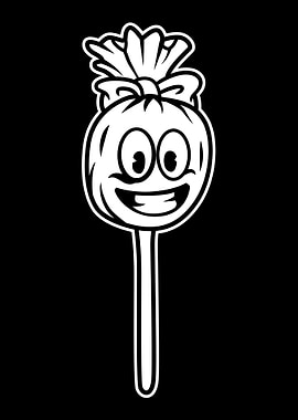 Food Character BnW 07