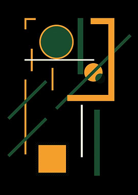 Abstract geometric art