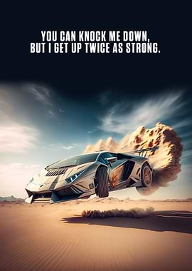 You can knock me down