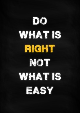 Do What Is Right