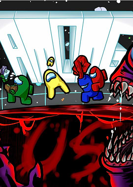 Among Us Running Impostor