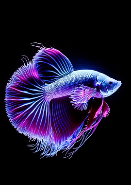 Betta Fish Cute Animal