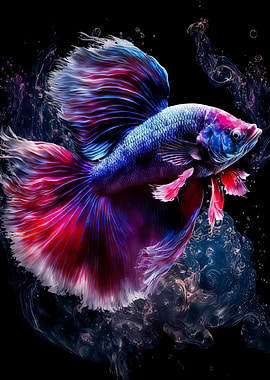 Betta Fish Cute Animal
