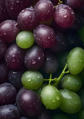 Red and Green Grapes