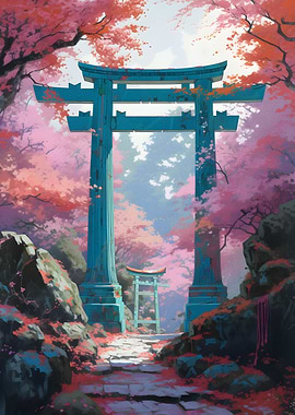 Spring in Torii Gate