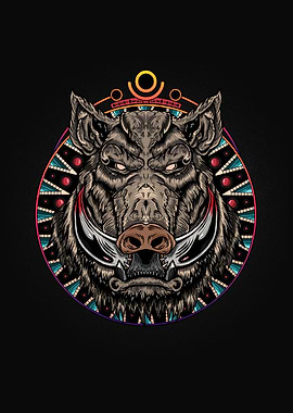 Majestic Sacred Boar