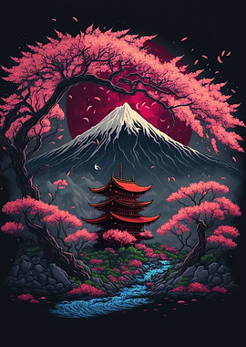 Japanese cherry blossoms