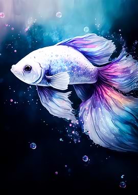 Betta Fish Cute Animal