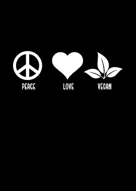 Peace Love Vegan