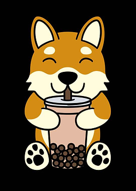 Shiba Inu Bubble Tea