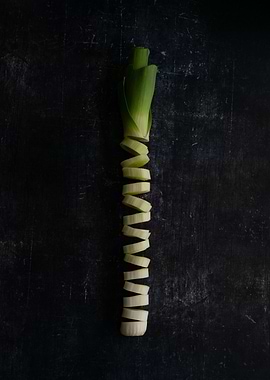 A Sliced Leek
