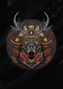 Japanese Bear Ronin Shogun
