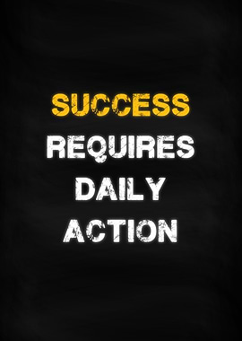 Success Requires Action