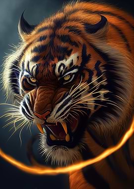 Tiger Angry Animal Roar