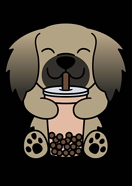 Pekingese Bubble Tea