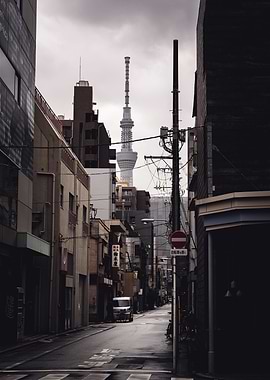 street into Tokyo