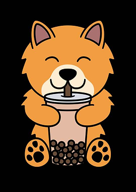 Pomeranian Bubble Tea