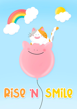 Rise and Smile Cute Cat