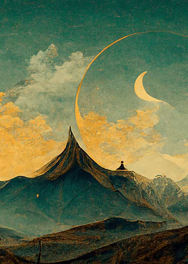 Crescent Evening Morning