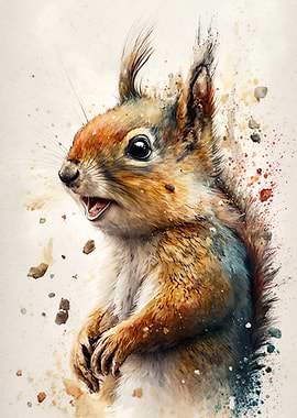 Squirrel Watersplash
