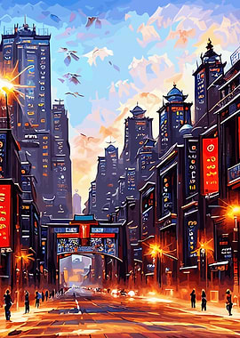 Allegory Of Beijing City