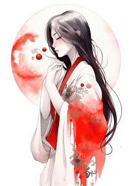 Traditional Japanese woman