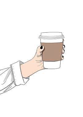 Her Favorite Coffee Poster