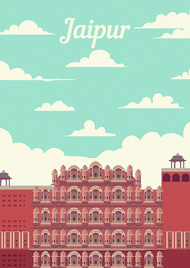 Jaipur city skyline