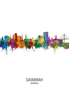 Savannah Skyline Georgia