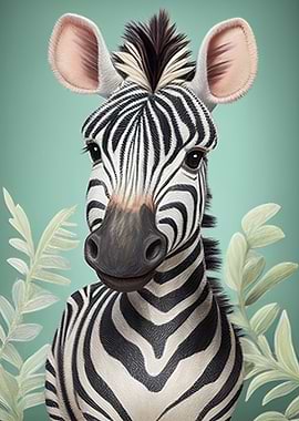 Baby Zebra Cute Animal