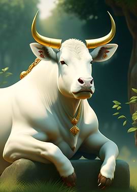 WHITE COW