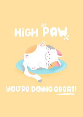 High Paw Pun Cat