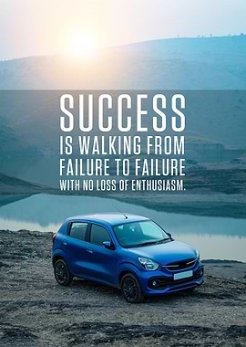 Success is walking from
