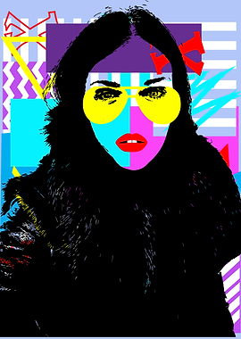 Portrait of sexy girl with